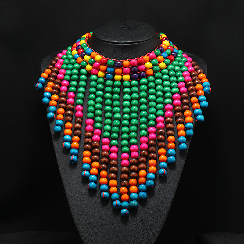 Buy Center Hot Pick-National Fashion Vintage Accessories Necklace Green