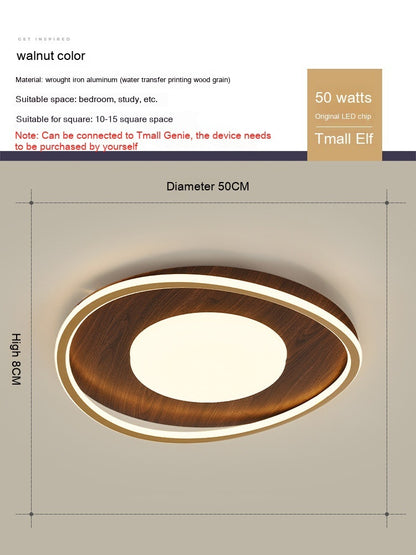 New at Buy Center: Log Bedroom Ceiling Lamp Modern Minimalist Type B 50CM