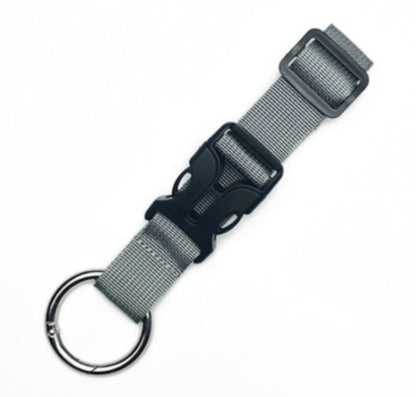 New External Luggage Strap With Multifunctional Elastic Buckle Grey