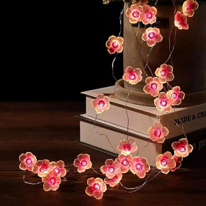 Fresh Arrivals at Buy Center: Bee Flower Shape Room Festival Decorative String Lights Plum Blossom