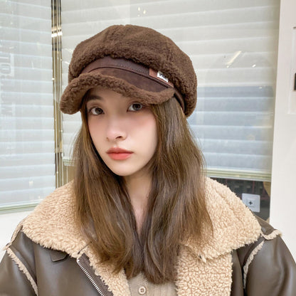 Autumn And Winter Woolen Thick Warm Peaked Cap | Women's Clothing-Accessories-Woman Hats | Buy Center