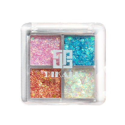 Buy Center Handpicked: Women's Four-color Sequins Watch Show Makeup Super Flash Glue-free Eye Shadow