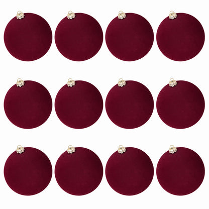 Christmas Ball Flocking Pendant Ornament Buy Center