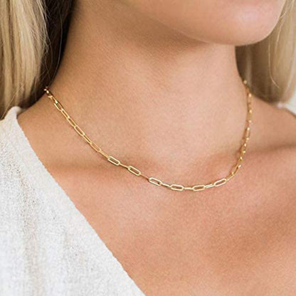 Just Arrived at Buy Center: Niche Temperament Necklace Simple Personalized All-match Necklace Gold