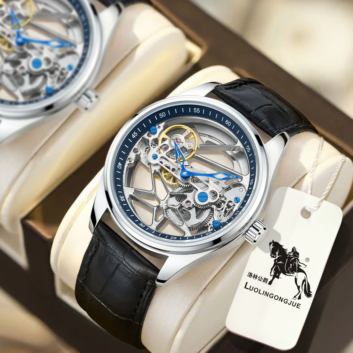 Double-sided Hollow Automatic Mechanical Watch