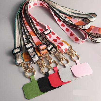 New at Buy Center: Mobile Phone Lanyard Crossbody Bag Solid Color Long Braces Detachable Multi-purpose Strap Rope