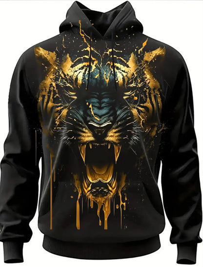 Newly Released at Buy Center: Fashion Brand Lion's Head 3D Hoodie Fashion Men And Women 9 Style