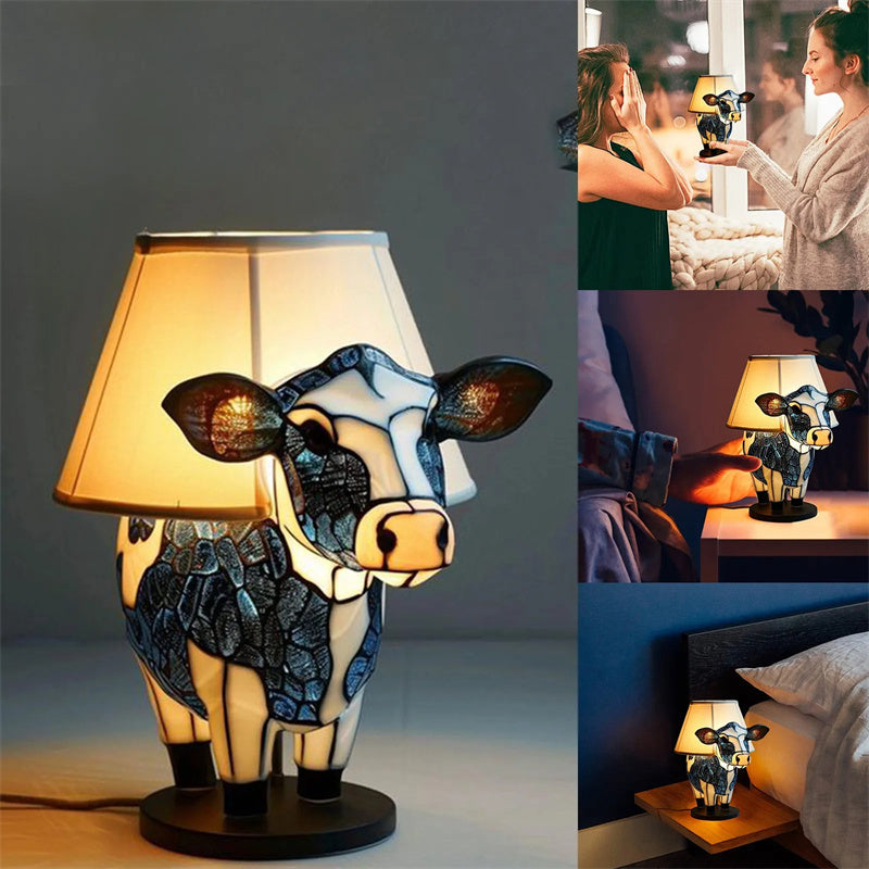 New Product Beautiful Cow Table Lamp Bedside Table Lamp With USB Bedside Lamp For Living Room Bedroom Dormitory Bra Ornament at buy Center