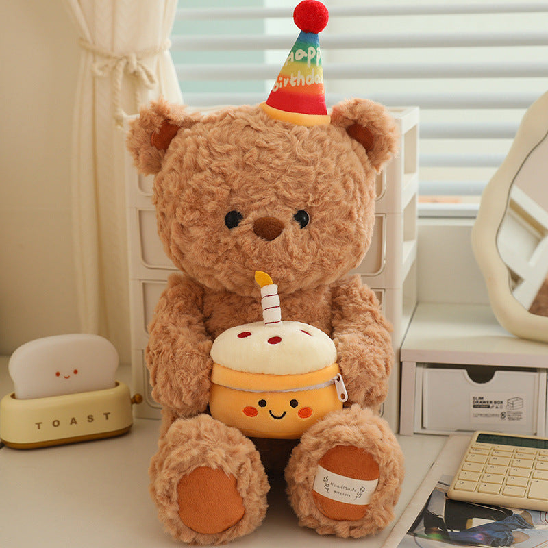 Fresh Arrivals at Buy Center: Cute Cake Teddy Bear Plush Toy