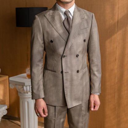 Just Arrived at Buy Center: Men's Retro Elegant Double-breasted Fashion Business Suit