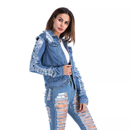 European And American Worn Plus Size Denim Clothing For Women Buy Center