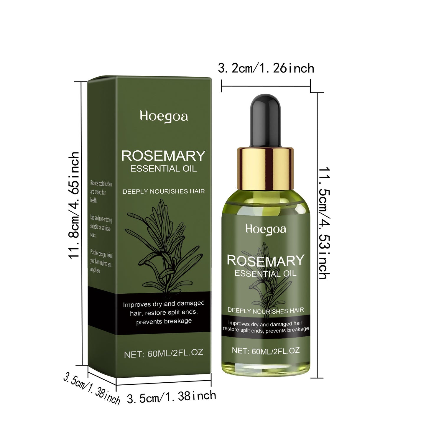 New Rosemary Hair Care Oil Nourishes Moisturizing Repair