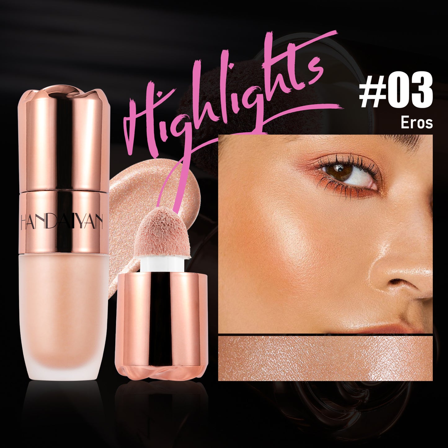 Highlighter Repair 8 colores Tridimensional Fácil de aplicar