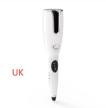 Buy Center Excellence-New Automatic Hair Curler Curling Iron Air Curler Infrared Heating Rotating Stick Hair Curler Portable Hair Styler White UK