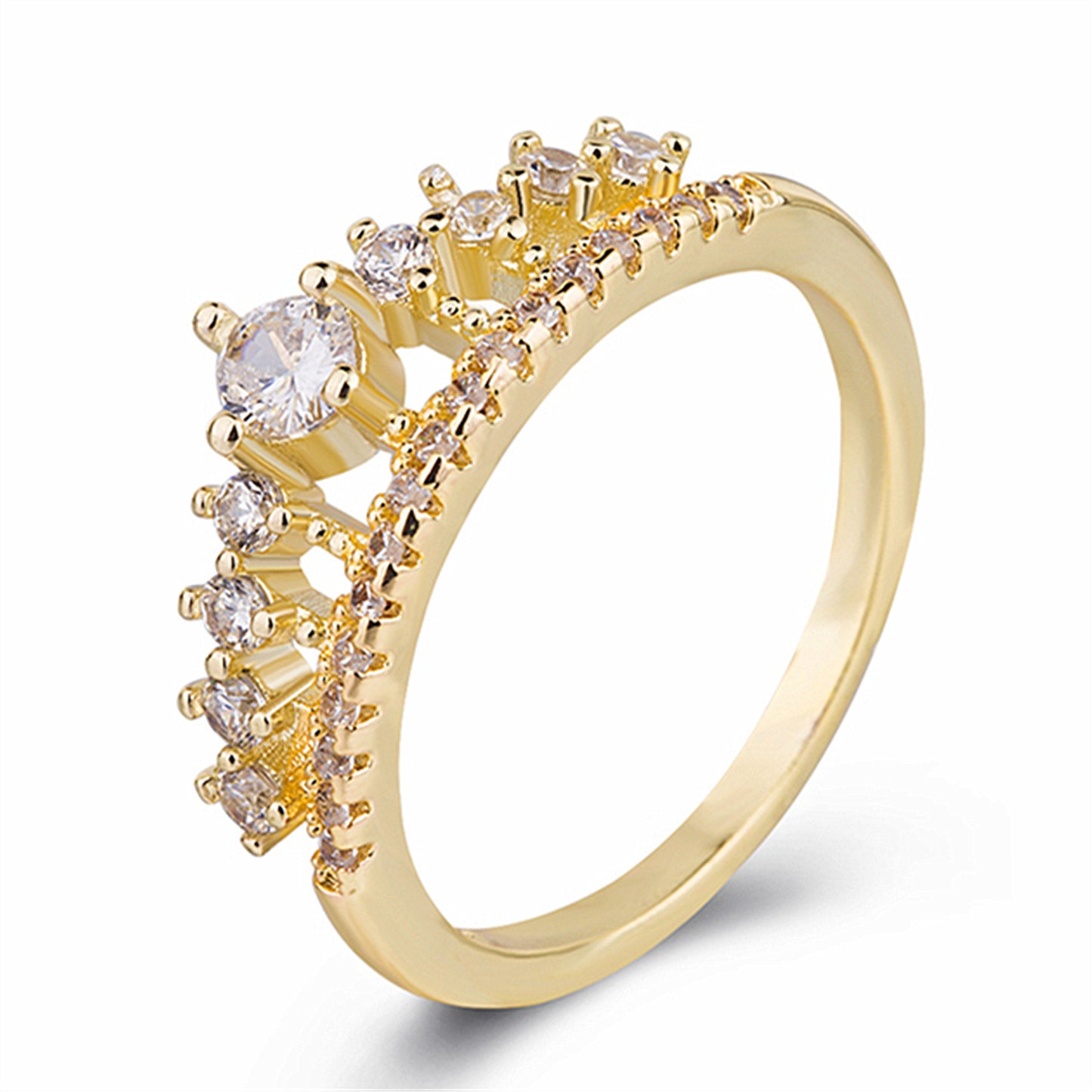 Anillo de corona con microengaste