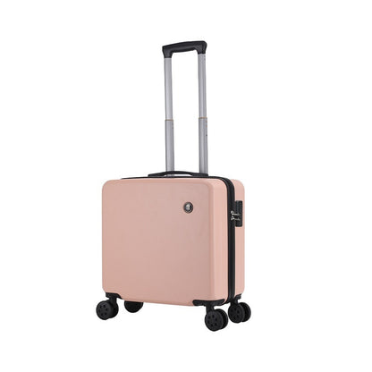 Fresh Arrivals at Buy Center: 18-inch Trolley Case Printed Pattern Luggage Small Children Suitcase Boarding Bag Suitcase Pink 18 Inches