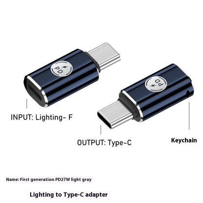 Newly Released at Buy Center: Mobile Phone L To Type-c Male Adapter Lightning Female To C Male 8