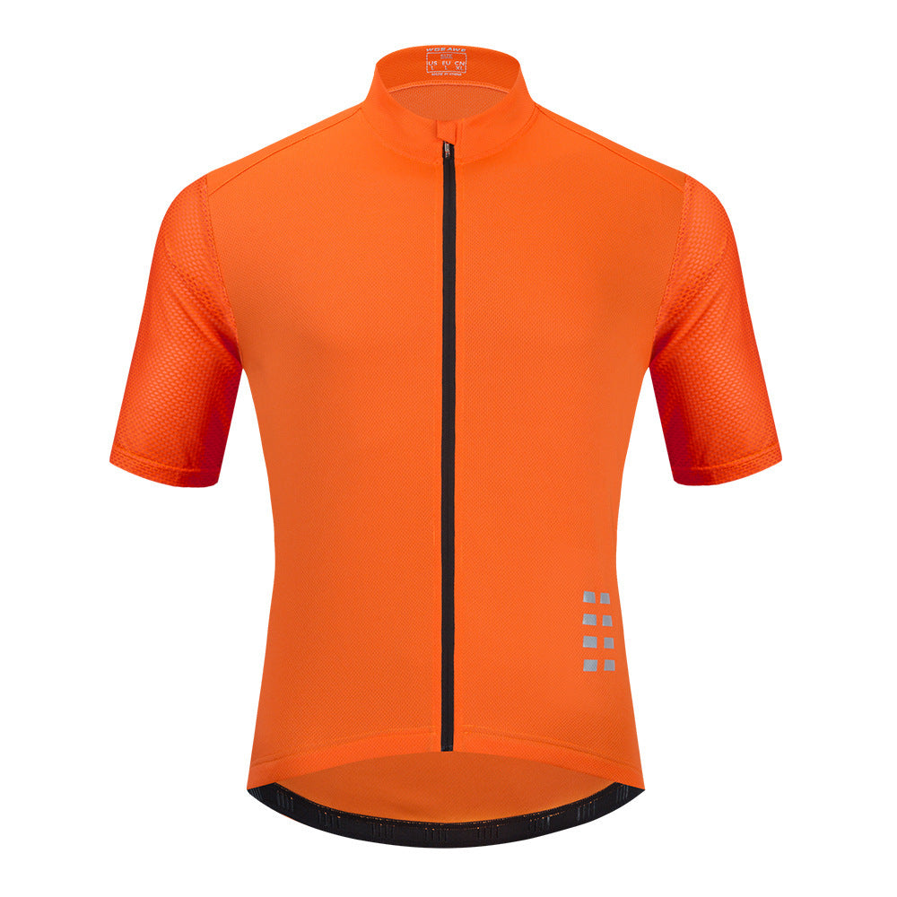 New Summer Men's Outdoor Sports Breathable Top Cycling Clothing BL247 Orange