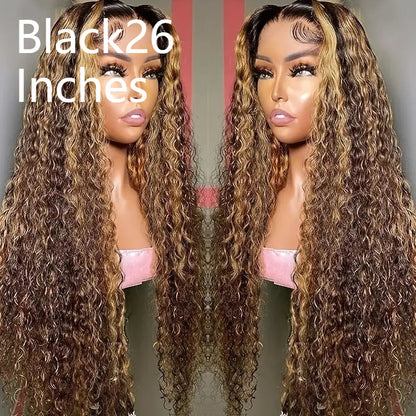 Buy Center Hot Pick-Foreign Trade European And American Fashion Front Lace Wig Cross-border African Hot Selling Piano Color Small