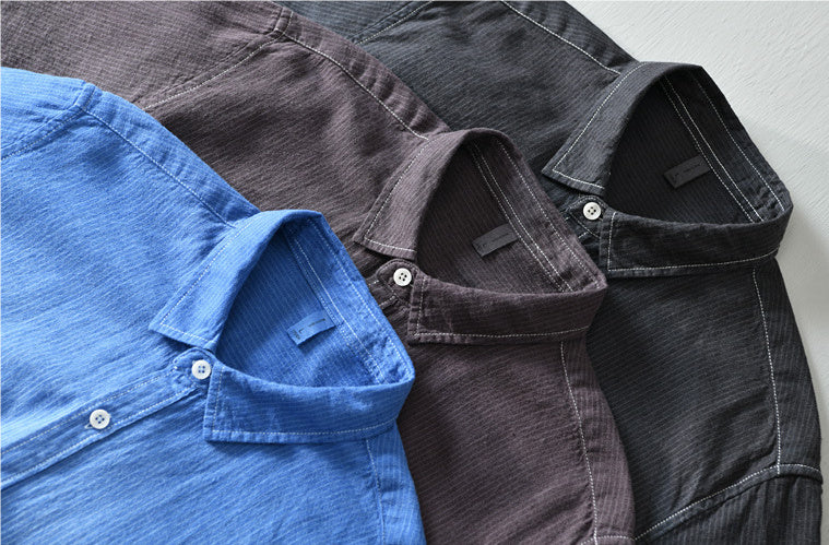 Fresh Arrivals at Buy Center: Versatile Men's Casual Striped Breathable Shirt