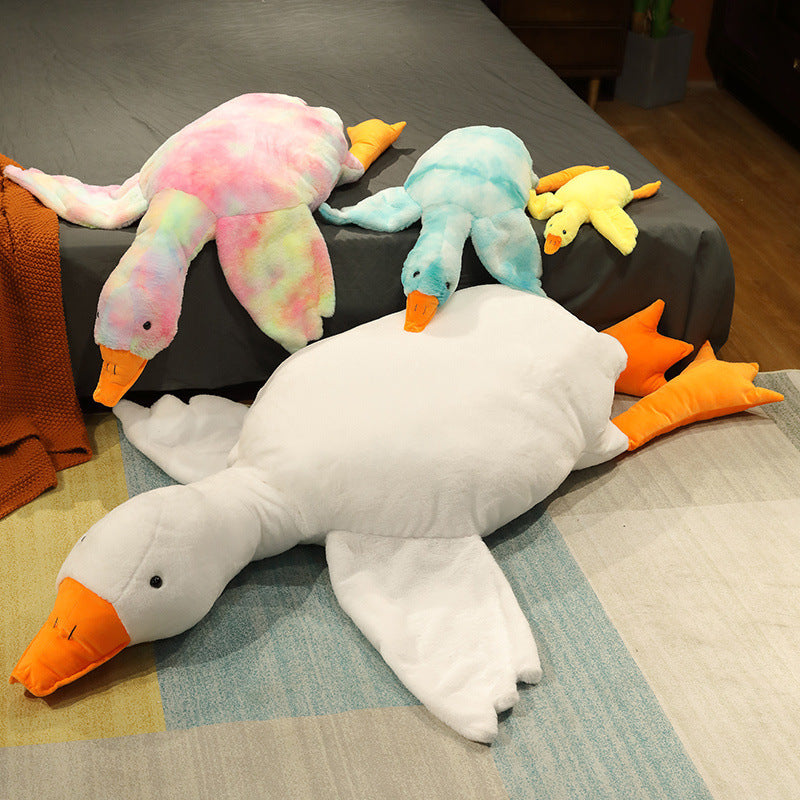 Hot New Items at Buy Center: Removable And Washable Big White Geese Leg-supporting Pillow Plush Toy