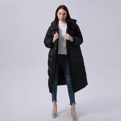 Quilted Plaid Hooded Cotton-padded Coat For Women Buy Center