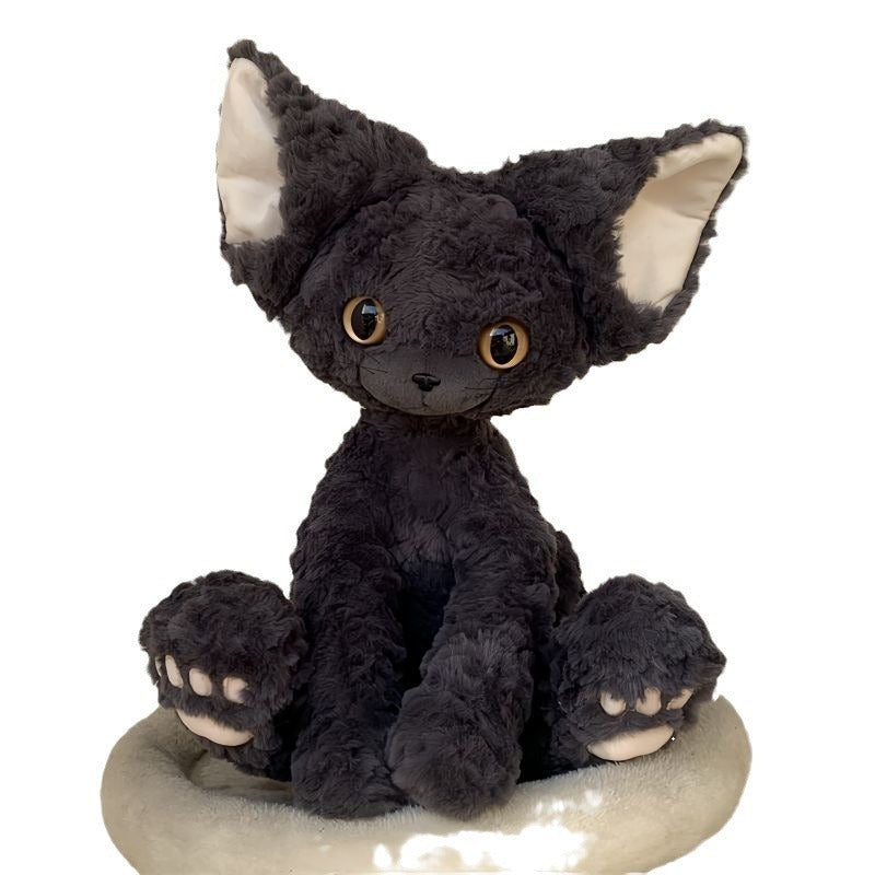 Newly Arrived at Buy Center: German Curly Cat Doll Plush Toys German Curly Cat Sitting Height Is About 40cm