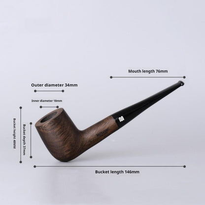 Newly Released at Buy Center: Costustoot Handmade Blackwood Pipe Wooden Smoking Set Pipe Dual-use Ac0007