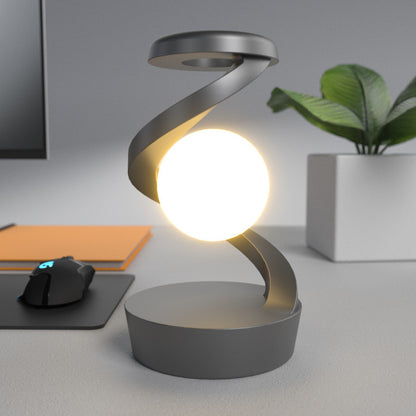 Rotating Moon Desk Lamp With Phone Wireless Charging Sensor Control Table Lamps Decorative Desktop Lamp Small Night Lamp Home Decor Buy Center