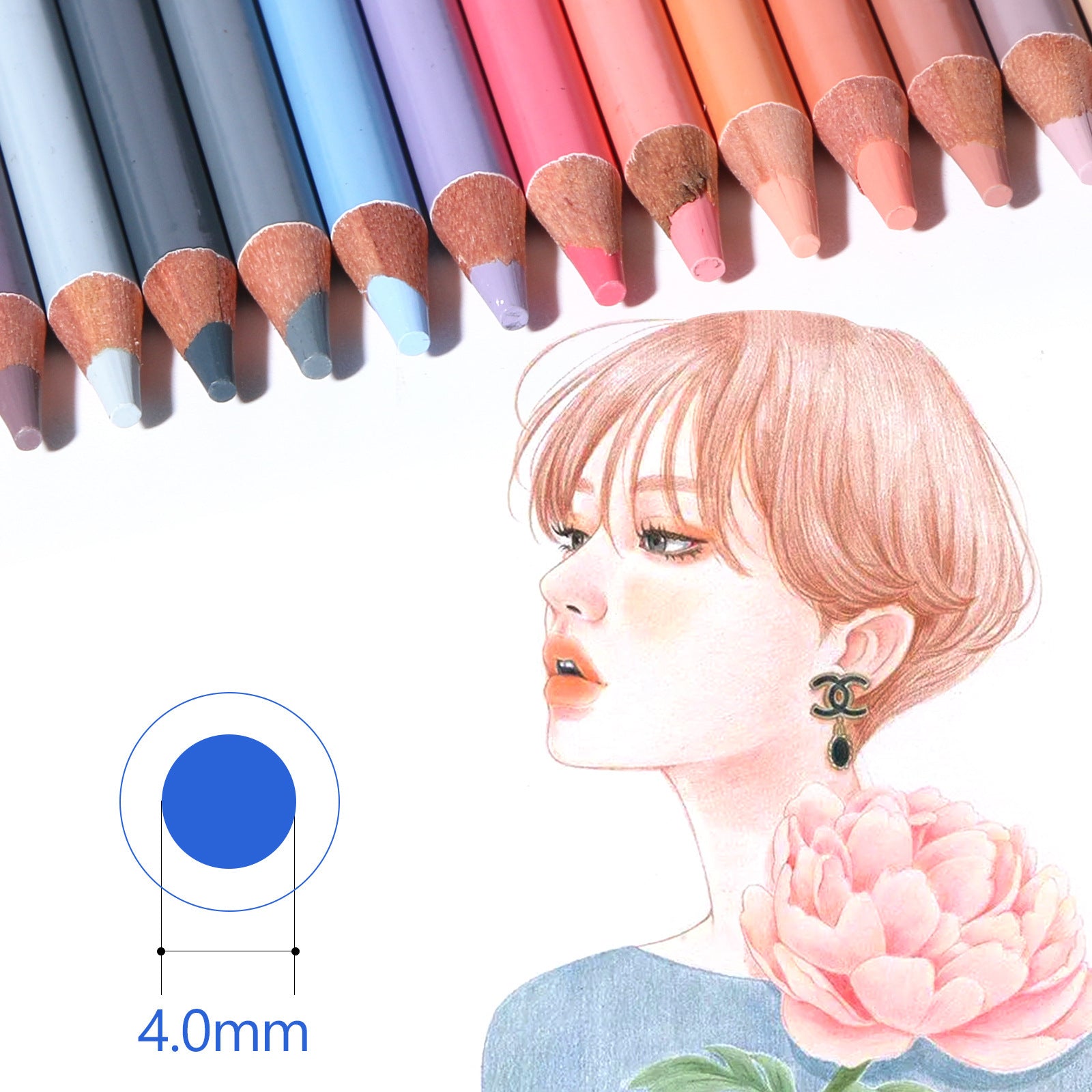 Buy Center Top Rated-24-color Painting Skin Color Pen Hand-painted Portrait Color Pencil Oily Art Supplies