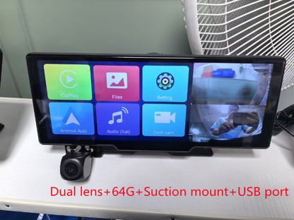 Newly Released at Buy Center: 1026-inch Full Touch Screen All-in-one Car Navigation Device Front And Rear Dual Recording HD Recording P Split Screen Display SetB