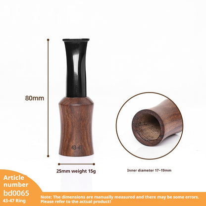 Just Arrived at Buy Center: Cigar Mouth Accessories Briar Filter Tip Blackwood Bd0065HT43 47 Ring