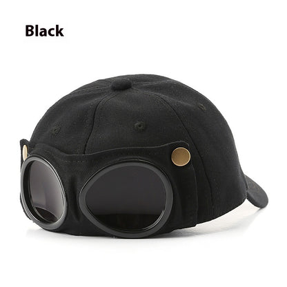 Pilot Hat Personalized Glasses Peaked Cap Male Sunglasses Sunshade Spring And Summer All-match