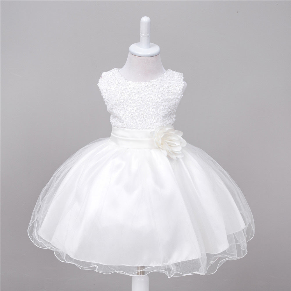 Baby Sequin Dress Flower Girl Wedding Princess Dress Buy Center