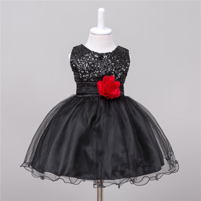 Baby Sequin Dress Flower Girl Wedding Princess Dress Buy Center