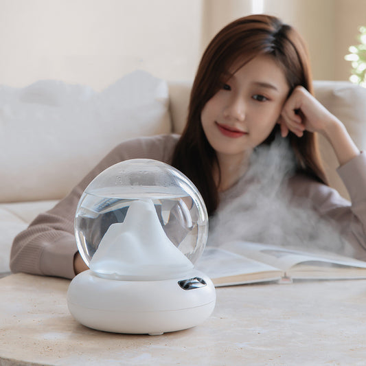 Humidificador de doble chorro Mountain View para uso doméstico, gran capacidad