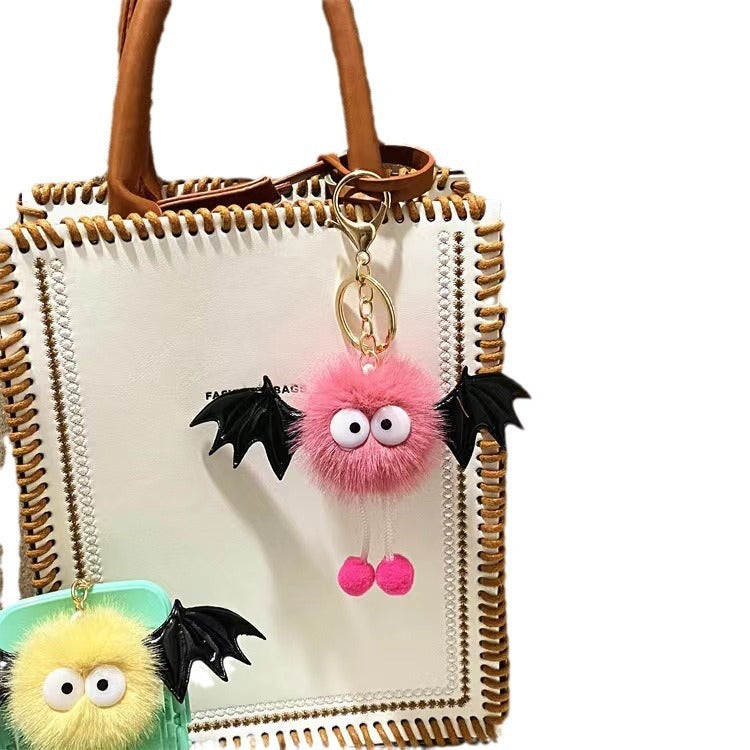 Cute Funny Halloween Artificial Mink Hair Little Devil Package Pendant Buy Center