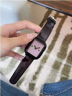 Fresh Arrivals at Buy Center: Brown Transparent Suitable For Iwatch Watch Strap Light black