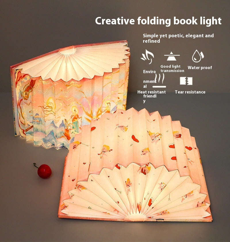 Fresh Arrivals at Buy Center: Folding Book Cultural And Creative Gifts Small Night Lamp