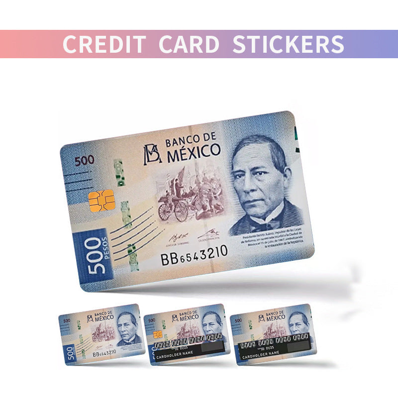 Credit Card Personalized Stickers Buy Center