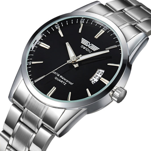 New watches, men's single day steel watches, non mechanical watches, foreign trade watches wholesale 1