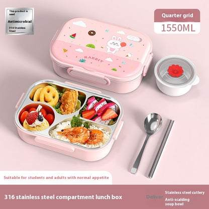 Cartoon Only For Pupils Food Grade Children Can Be Divided Into Bento Lunch Box Buy Center