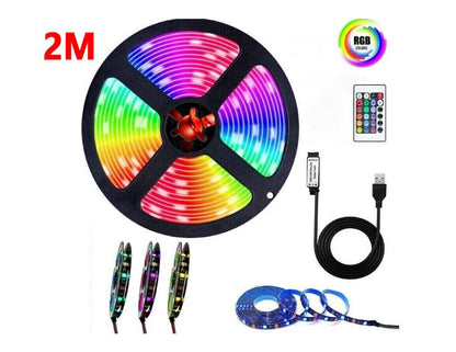 Fresh on the Scene at Buy Center: USB LED Light Strip 2-5M RGB Color 5050 Color Changing With TV Kitchen Lighting