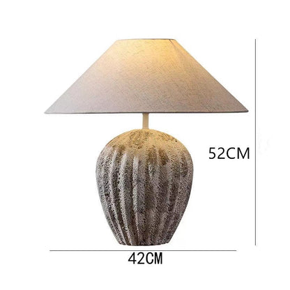 Fresh Arrivals at Buy Center: Ceramic Table Lamp Silent Style Large Modern New Chinese Retro Nostalgic Hotel Homestay Ornament Warm Light UQ623