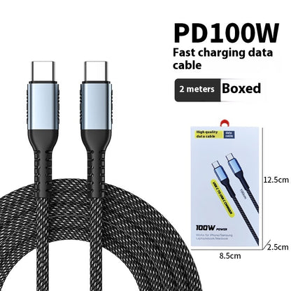 Buy Center Exclusive Offer-PD Fast Charge 240W Data Cable Weaving 100W Fast Charge 2 M Boxed