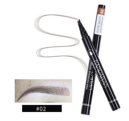 Trending Now at Buy Center: Microblading Eyebrow Pencil Waterproof Fork Tip Tattoo Pen Tinted Fine Sketch Eye Brow Pencils Long Lasting Eyebrows 02 hemp gray