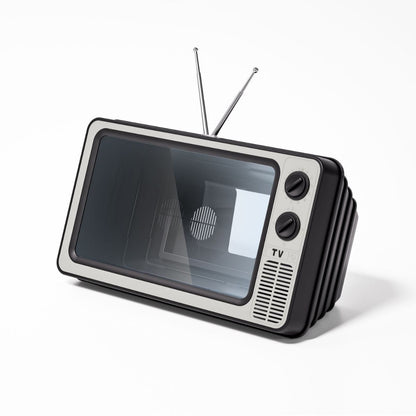 Newly Arrived at Buy Center: Home Blu-ray Desktop Phone Holder Creative Retro TV Screen Enlarged Mobile Phone Holder