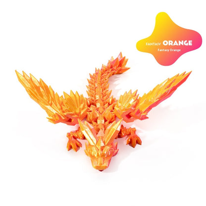 Hot New Items at Buy Center: 3D Printed Gemstone Flying Dragon Deformed Figurine Crystal