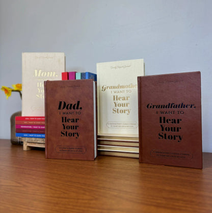 Buy Center Hot Pick-Creative Retro Dad Story Leather Notebook