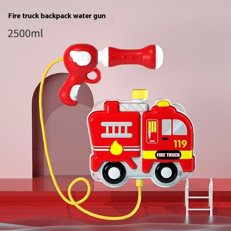 Newly Arrived at Buy Center: Children's Cartoon Backpack Water Gun Water Beach Toys 2500ml Fire Protection